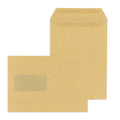 Versandtasche mit Fenster, C5, 90g/m², Selbstklebend, 500 Stück, braun MAILMEDIA 30006880 MAILMEDIA 30006880 500ST