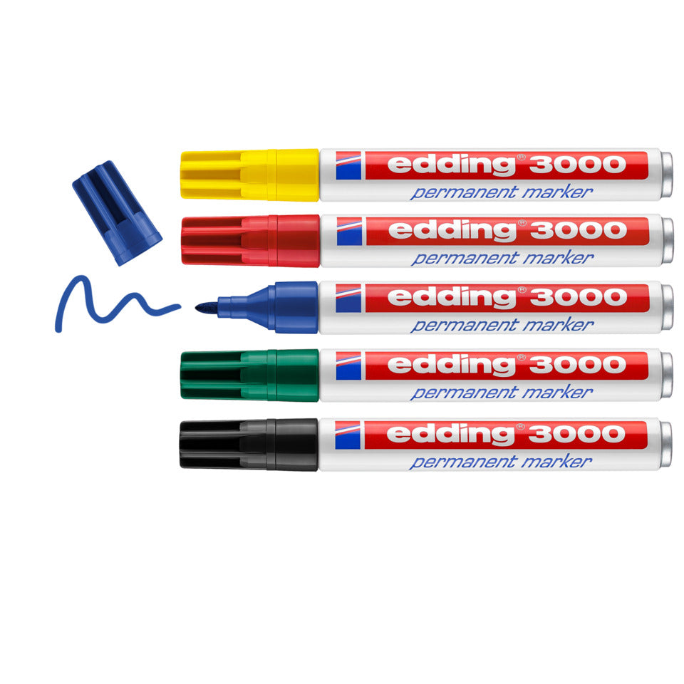 Permanentmarkeretui 1,5-3 mm sortiertPermanentmarker EDDING 4-3000-5 EDDING 3000-5 Basic