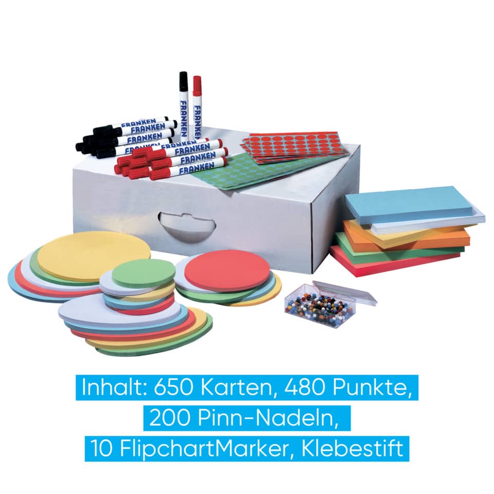 Moderationsbox X-tra!Line Karton, >1200 Teile, weiß FRANKEN UMMB FRANKEN UMMB >1200Teile
