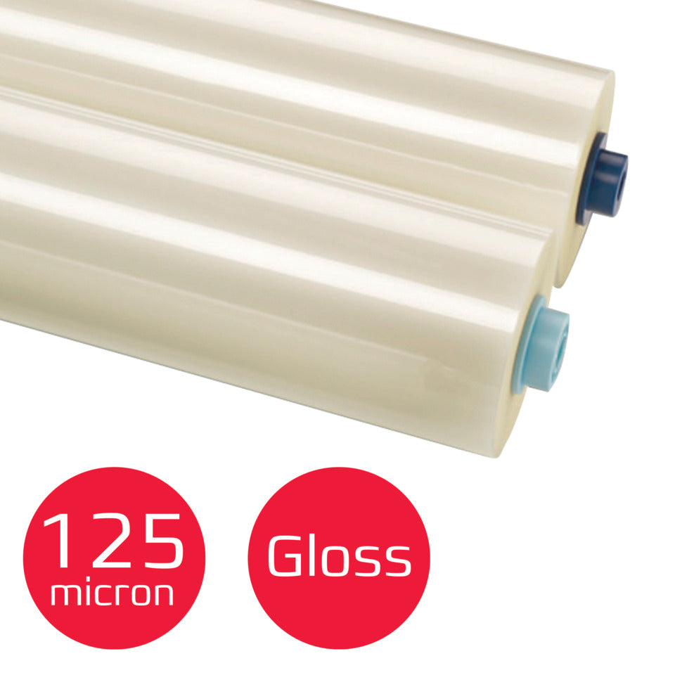 Laminierfilm Ezload, Rolle, 305mm x 60m, 125mic, glänzend, 2 Stück, transparent GBC 3400931ez