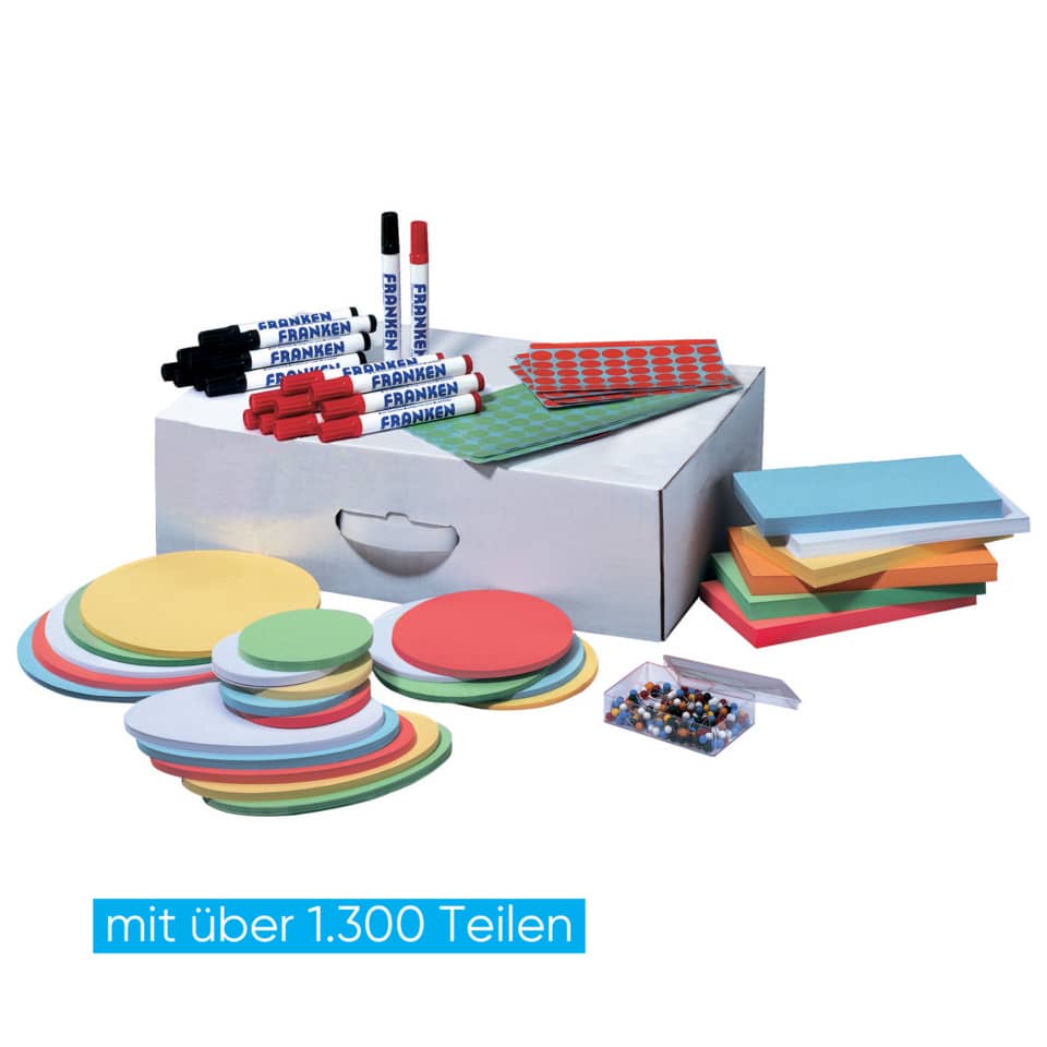 Moderationsbox X-tra!Line Karton, >1200 Teile, weiß FRANKEN UMMB FRANKEN UMMB >1200Teile
