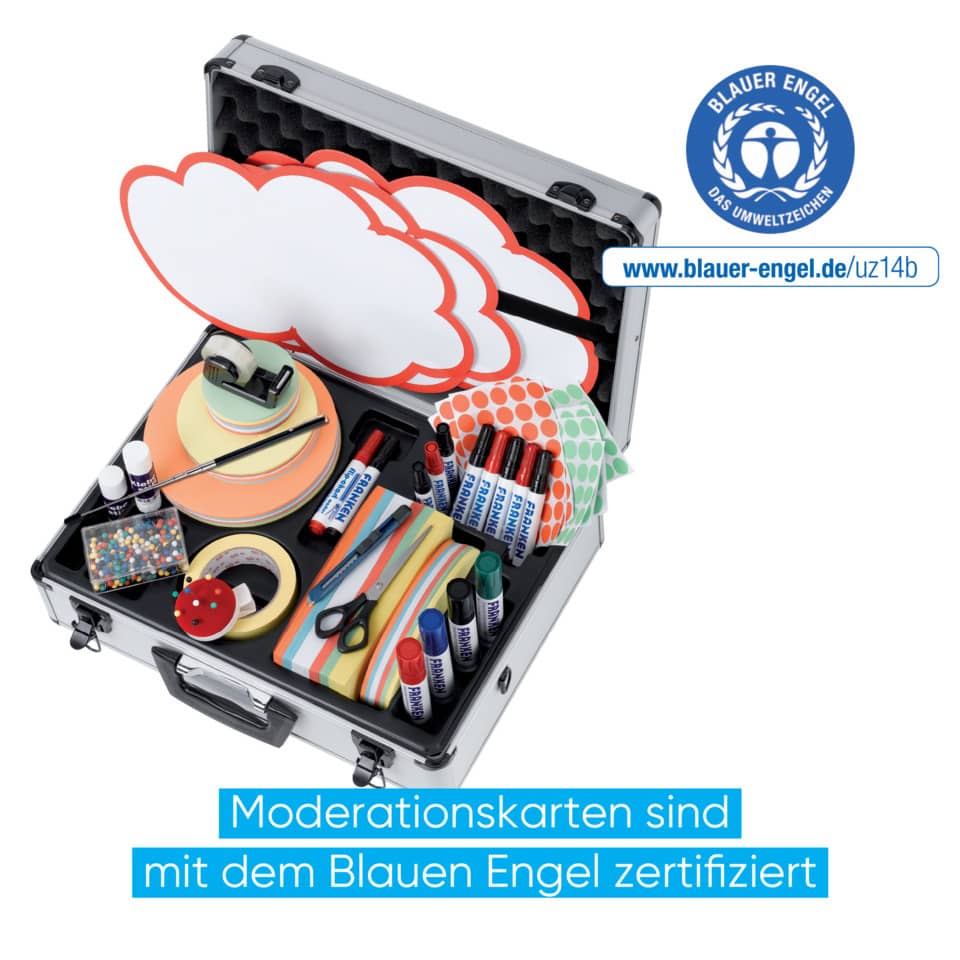 Moderationskoffer Profi, Aluminium, 2567 Teile, silber FRANKEN UMK