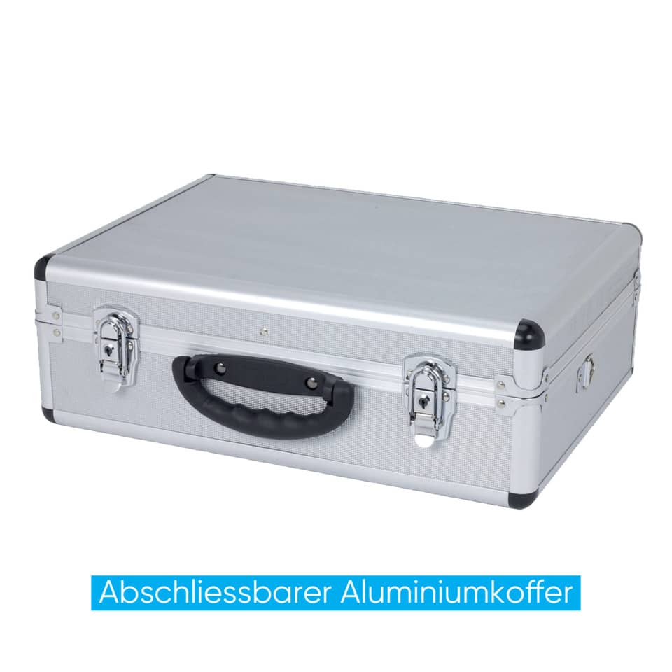 Moderationskoffer Profi, Aluminium, 2567 Teile, silber FRANKEN UMK