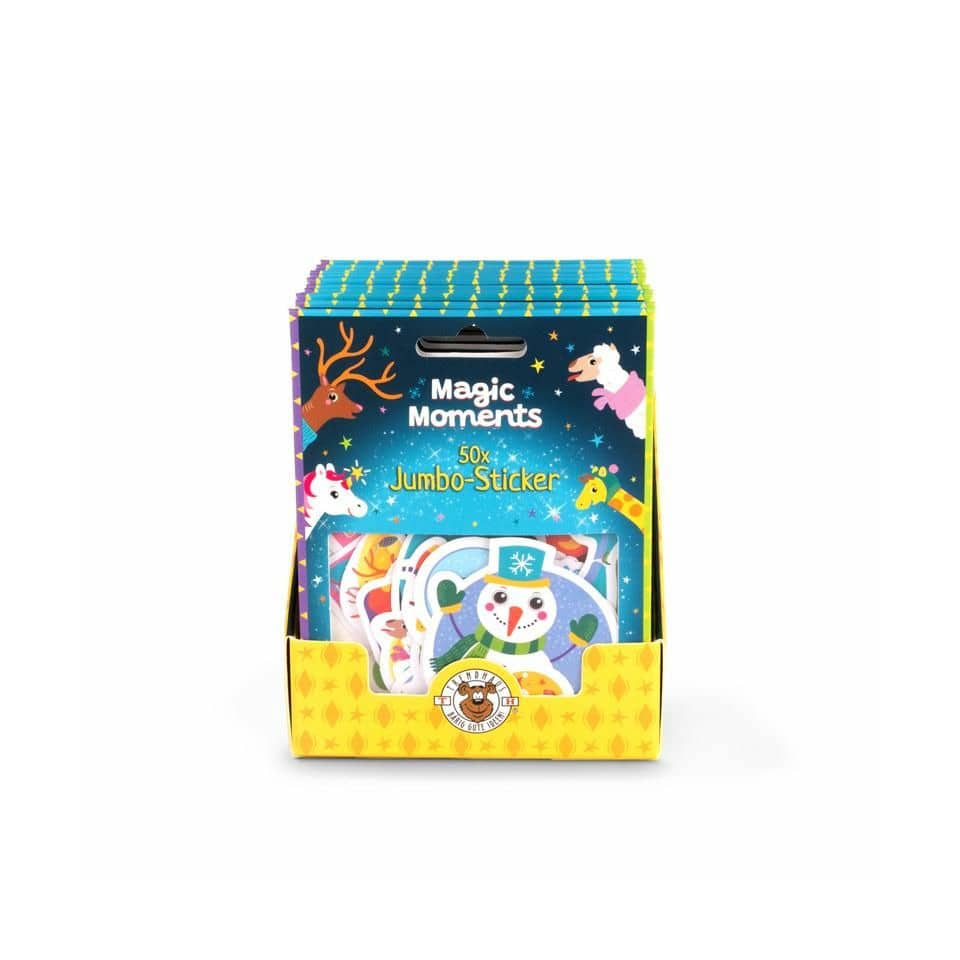 Weihnachtssticker Jumbo Magic Moments, 50-teilig TRENDHAUS 963130 TRENDHAUS 963130 50-tlg Winter Story