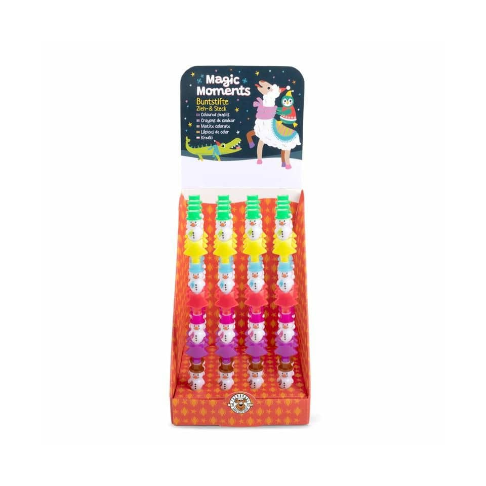 Weihnachts-Zieh-+Steckfarbstift Magic Moments TRENDHAUS 962607 TRENDHAUS 962607  Winter Story