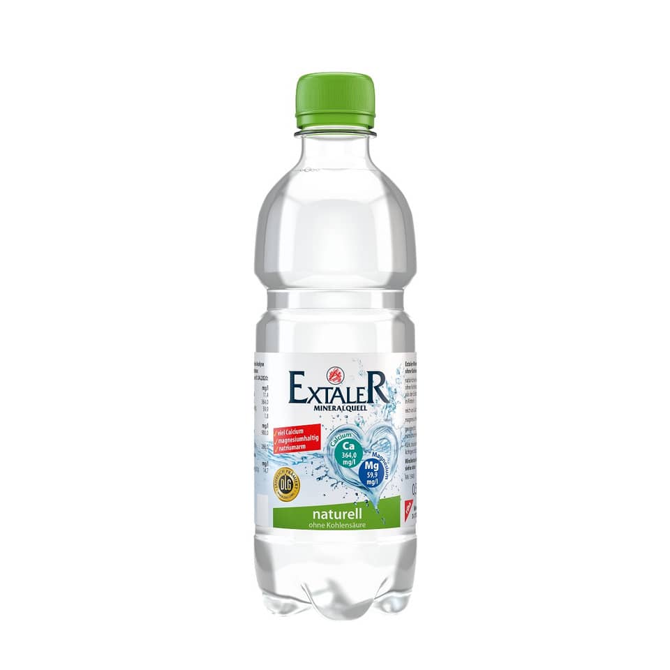 Mineralwasser naturell, 6 x 0,5 L EXTALER 15408 EXTALER 15408 - ohne Kohlensäure