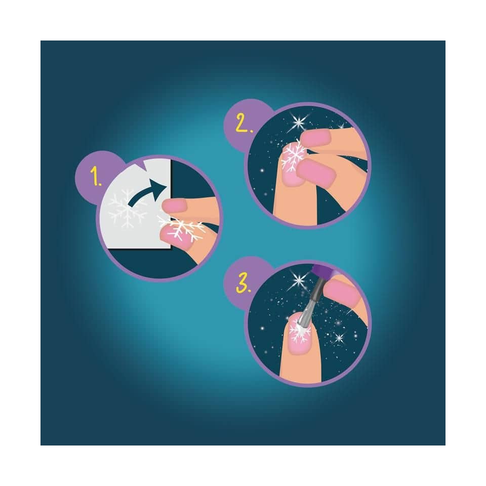 Nagelsticker-Set Magic Moments, 44-teilig TRENDHAUS 963116 TRENDHAUS 963116 44-tlg Winter Story