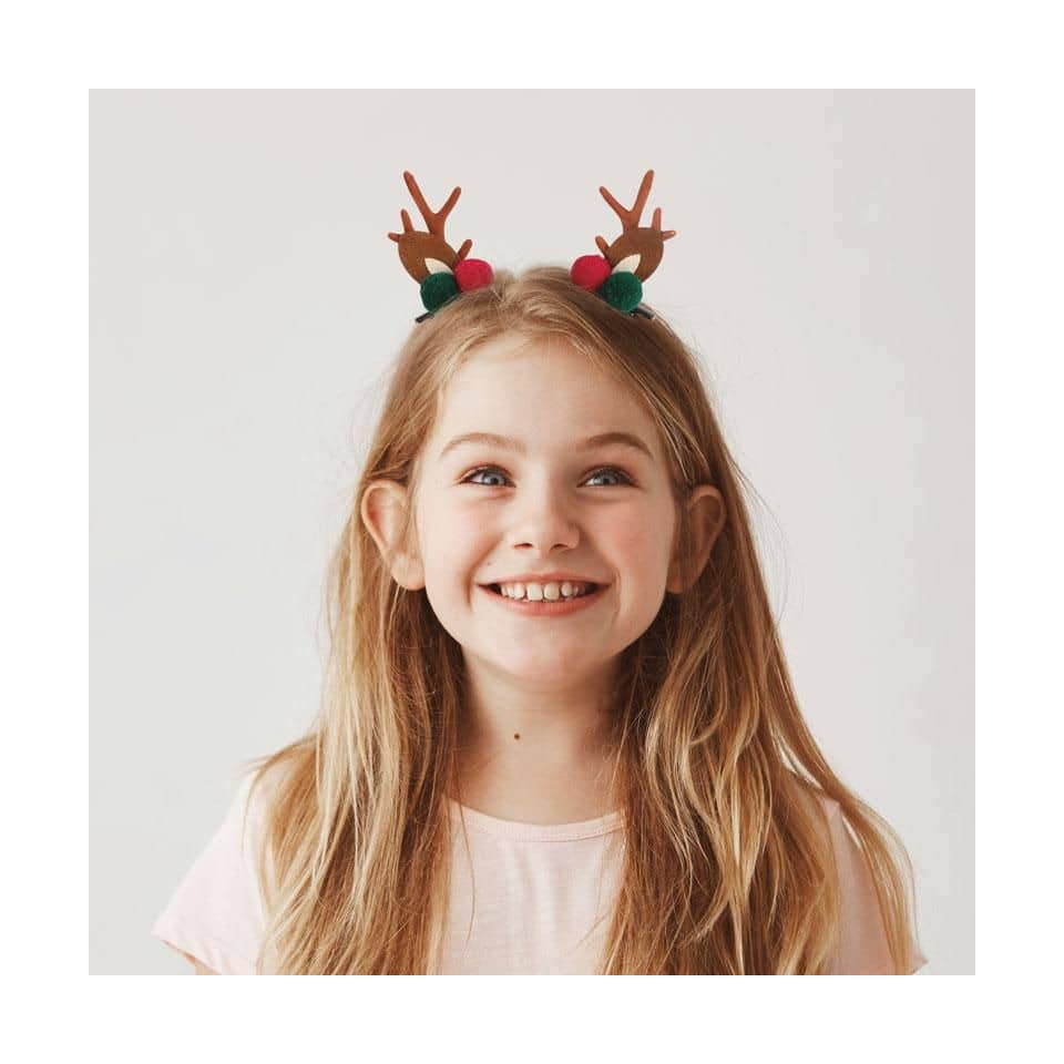 Haarclip Rentier Magic Moments, 2 Stück, sortiert TRENDHAUS 962614 TRENDHAUS 962614 2ST Winter Story
