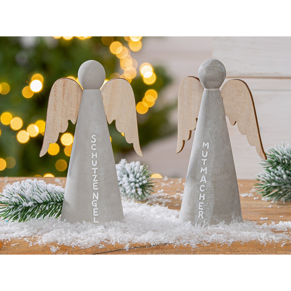 Weihnachtsengel, 9x14x5,5cm, Betonoptik, sortiert GILDE HANDWERK 56008 GILDE 56008 9x14x5,5cm Betonoptik