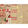 Weihnachts-Packpapier Kraft Shine, 1,5 m x 70 cm BRAUN+COMPANY 1460-23099 BRAUN + COMPANY 1460-23099  Kraft Shine