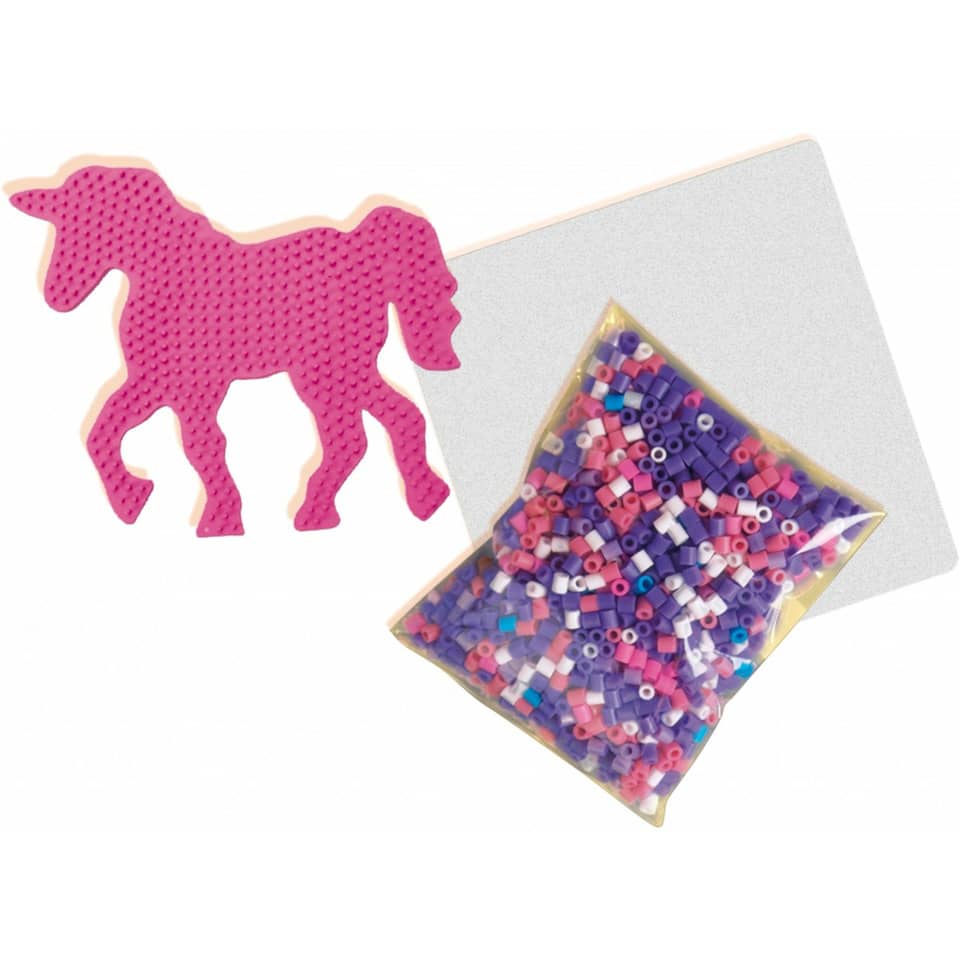 Bügelperlen-Set Einhorn Glow in the Dark SES CREATIVE 06115 SES Creative 06115 Glow in the Dark