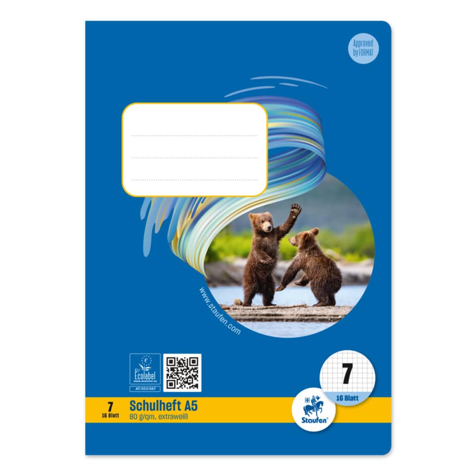 Heft, A5, 80g/m², 16 Blatt, Lin.7, kariert STAUFEN STYLE 040516007 STAUFEN STYLE 040516007 80g