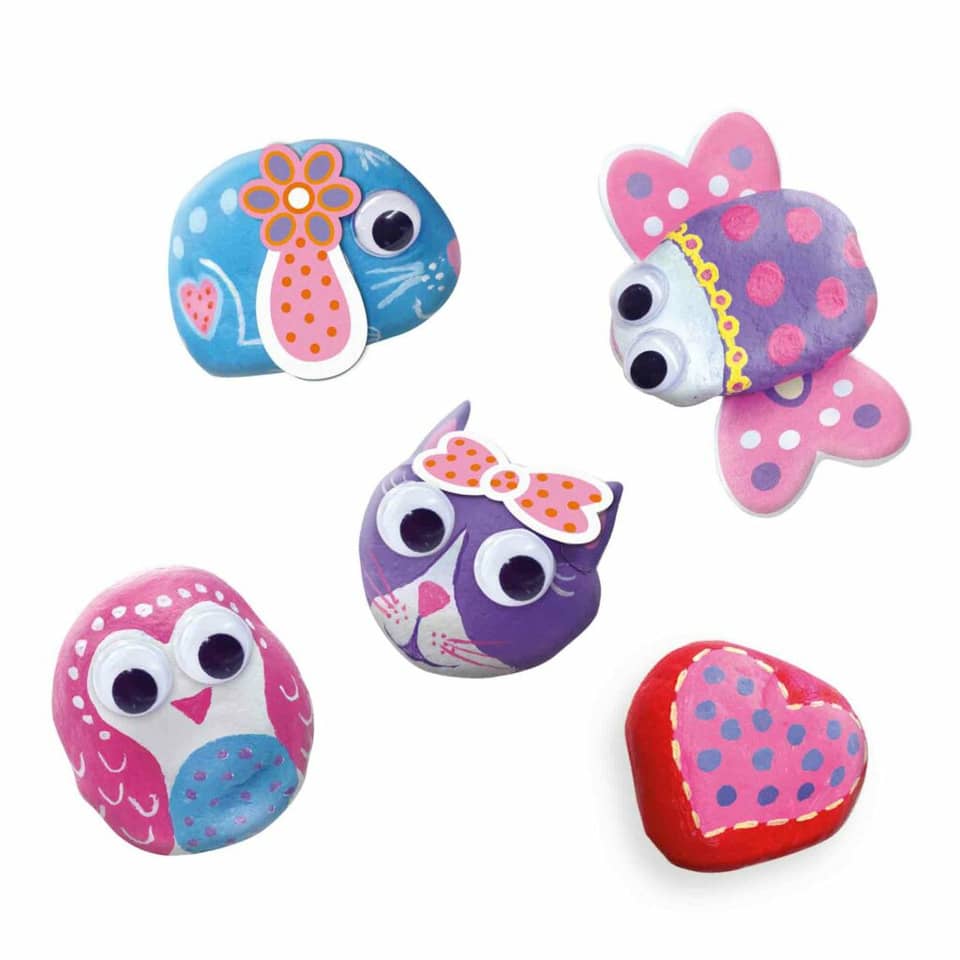 Bastelset Steine bemalen Girly SES CREATIVE 14843