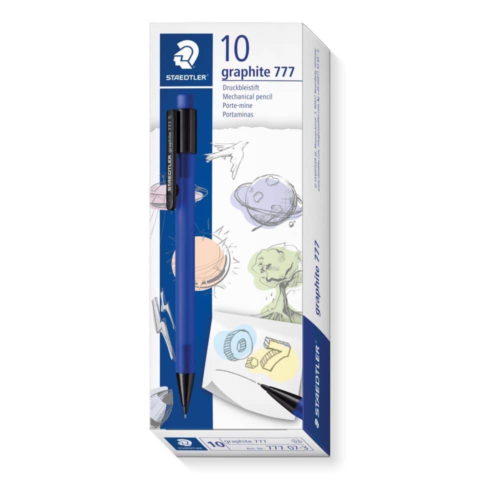 Druckbleistift graphite 777, 0,7mm, blau transparent STAEDTLER 777 07-3 STAEDTLER 777 07-3  transparent