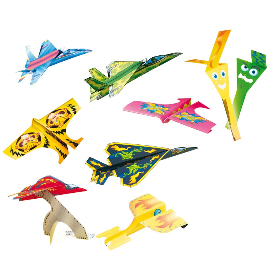 Bastelset Papierflugzeuge falten SES CREATIVE 00852