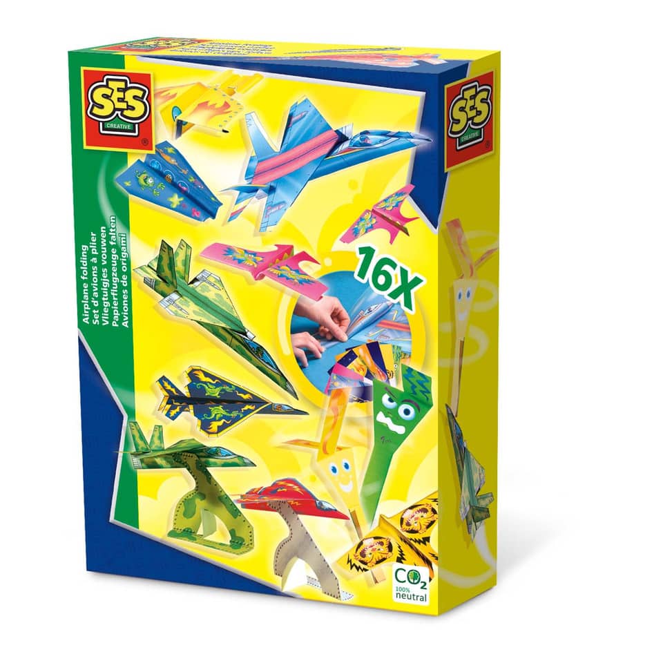 Bastelset Papierflugzeuge falten SES CREATIVE 00852