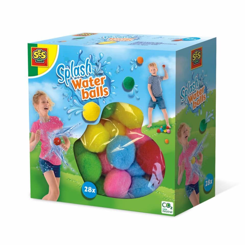 Splash-Wasserbälle, Ø5cm, 28 Stück SES CREATIVE 02229 SES Creative 02229 5cm D.