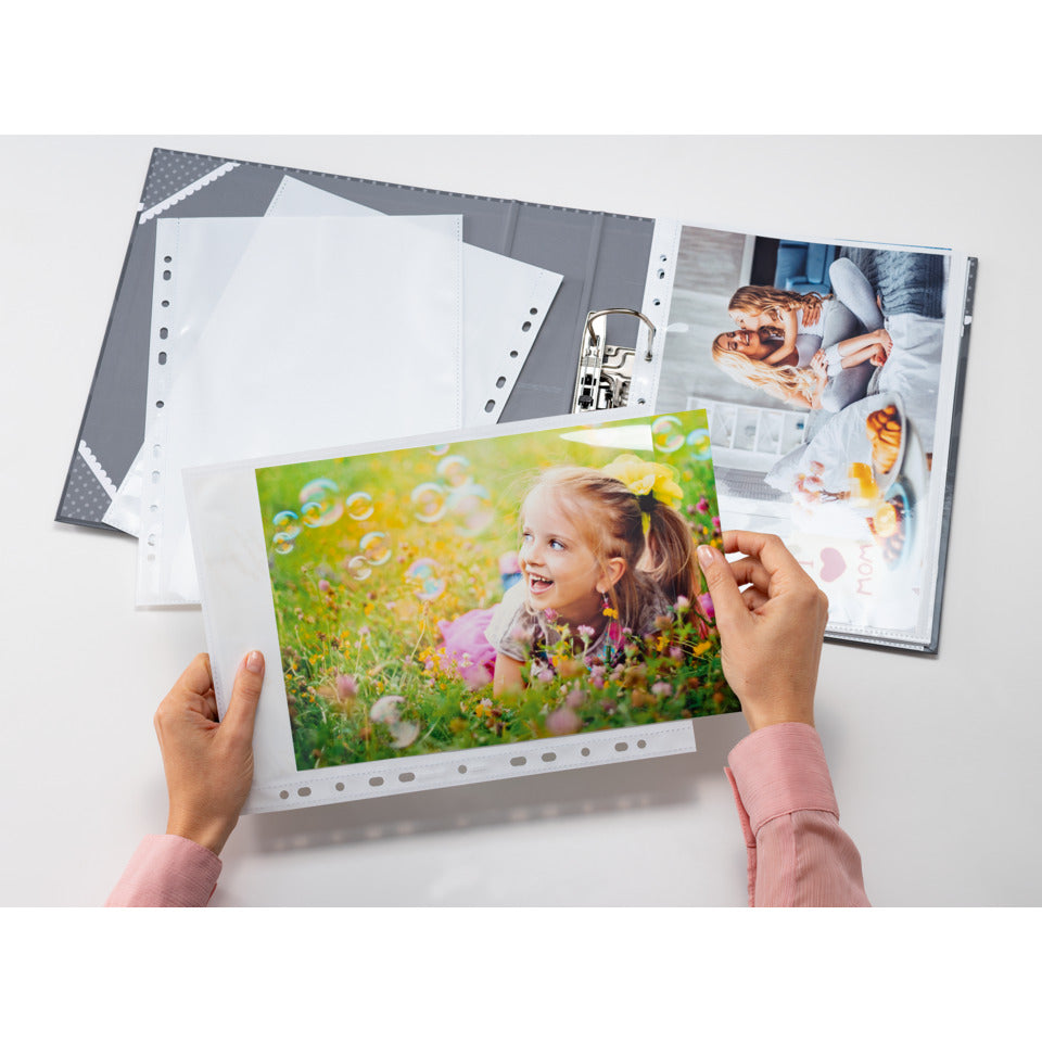 Fotosichthülle Fotophan, 20x30cm hoch, 10 Stück, weiß HERMA 7589 HERMA 7589 10 Stück
