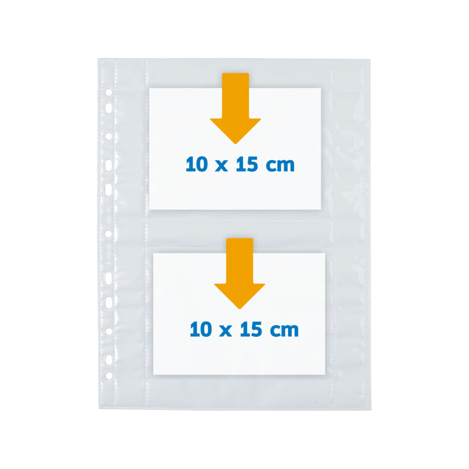 Fotosichthüllen Fotophan, 10 x 15cm quer, 10 Stück, weiß HERMA 7586 HERMA 7586 10 Stück