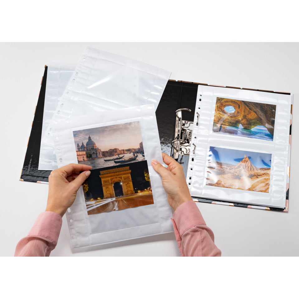 Fotosichthüllen Fotophan, 10 x 15cm quer, 10 Stück, weiß HERMA 7586 HERMA 7586 10 Stück