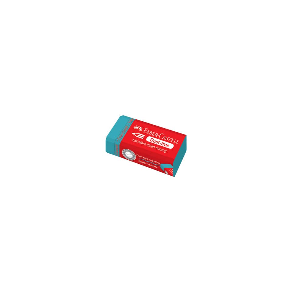 Radierer DUST-FREE Trend sortiert FABER CASTELL 187221