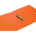 Schulordner, A4, 2-Ring, 25mm, PP, transluzent orange Q-CONNECT KF02485 Q-CONNECT KF02485 2 Ring 25mm