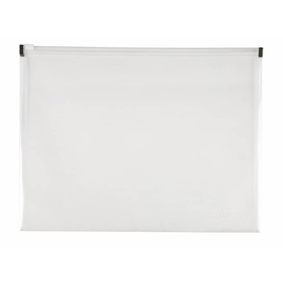 Reißverschlusstasche, A4, transparent Q-CONNECT KF03668 Q-CONNECT KF03668 für A4