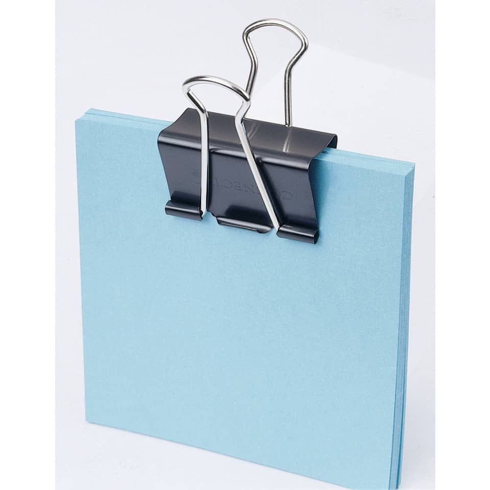 Briefklemmer Foldback, 32mm, 10 Stück, schwarz Q-CONNECT KF01284