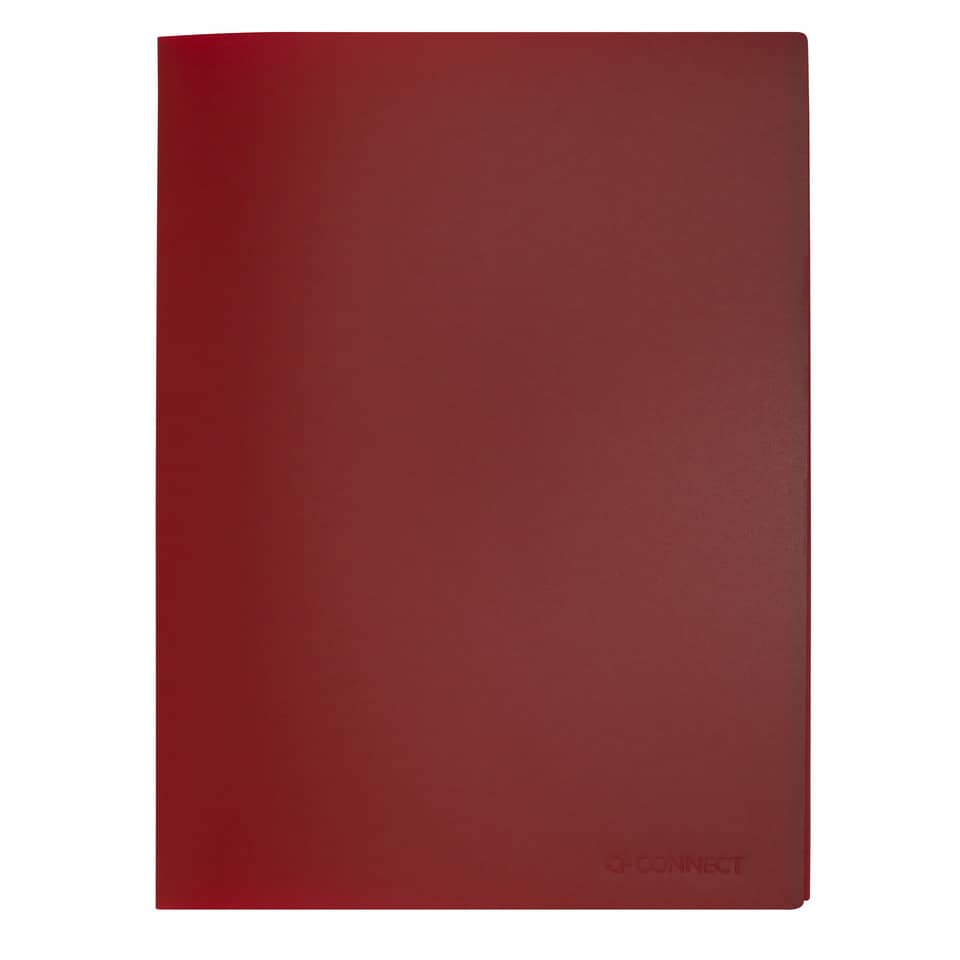 Sichtbuch, A4, 40 Hüllen, rot Q-CONNECT KF01258 Q-CONNECT KF01258 40Hüllen