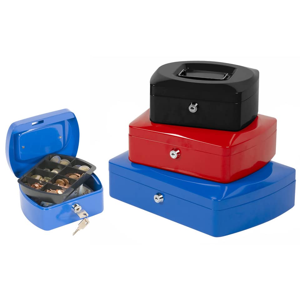 Geldkassette, Gr. 1, blau Q-CONNECT KF02608 Q-CONNECT KF02608/145103X
