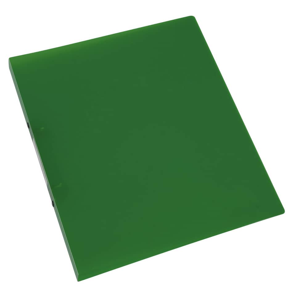 Schulordner, A4, 2-Ring, 16mm, PP, transluzent grün Q-CONNECT KF02911 Q-CONNECT KF02911 2 Ring 16mm