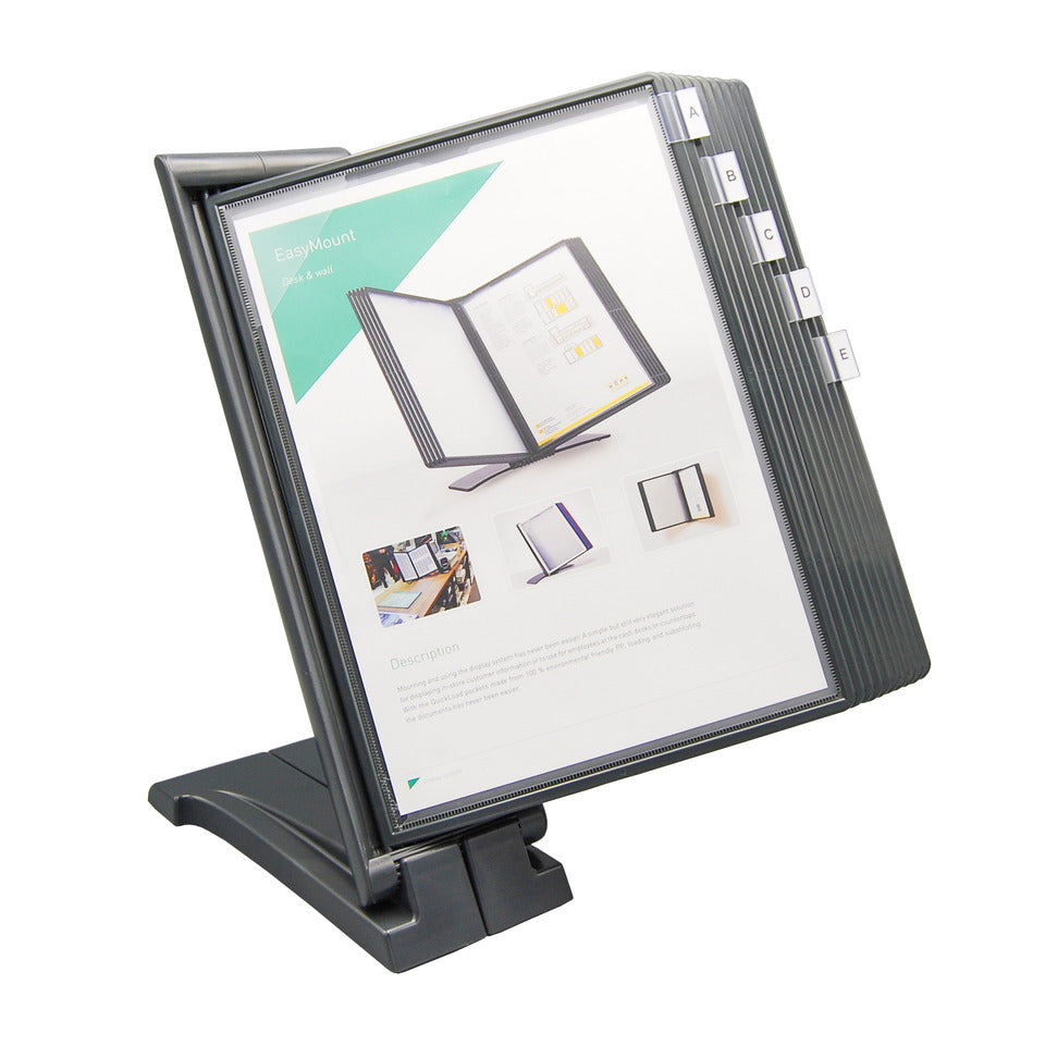 Wandhalter Quickfind, 10 Tafeln, anthrazit Q-CONNECT KF06007 Q-CONNECT KF06007 10 Tafeln