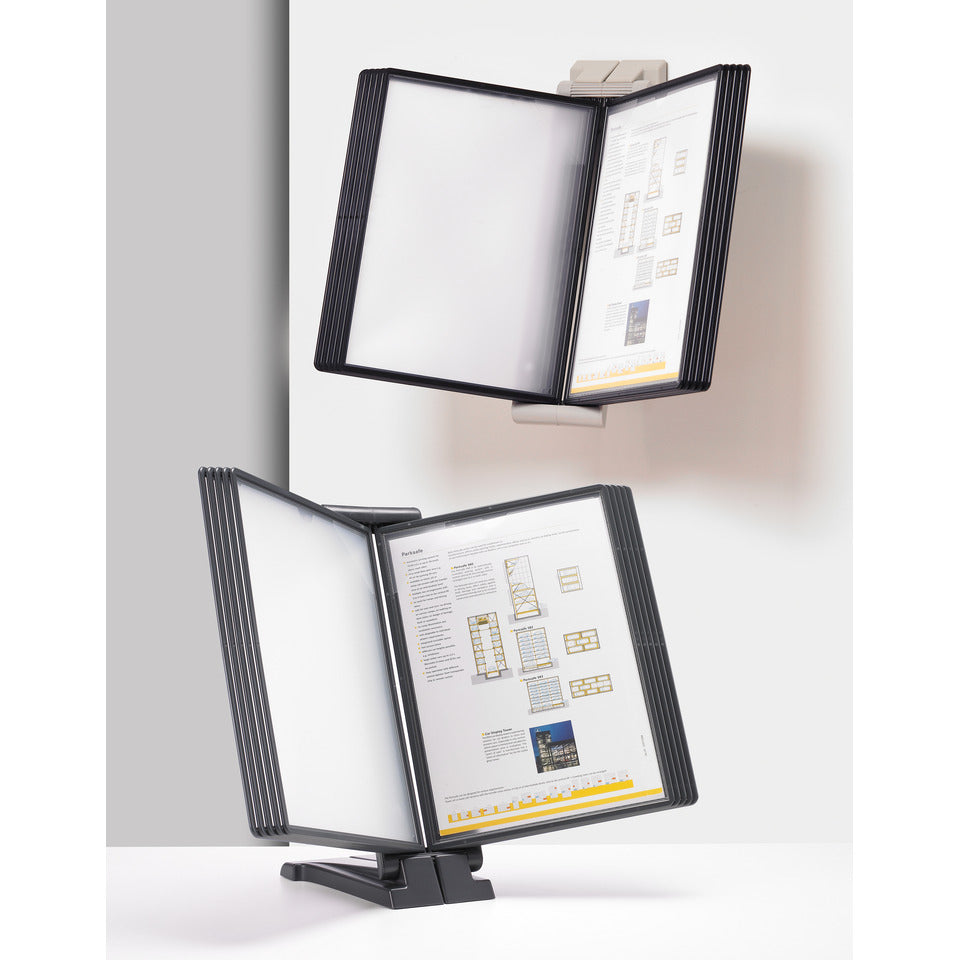 Wandhalter Quickfind, 10 Tafeln, anthrazit Q-CONNECT KF06007 Q-CONNECT KF06007 10 Tafeln