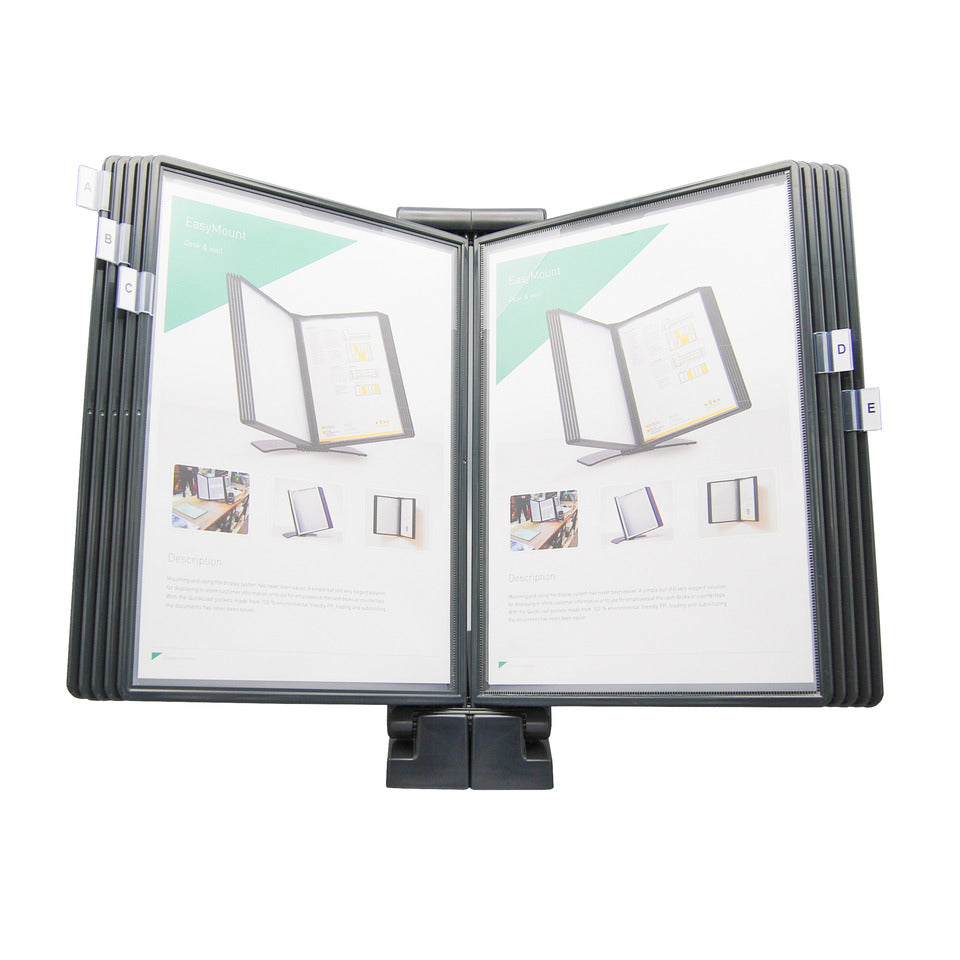 Wandhalter Quickfind, 10 Tafeln, anthrazit Q-CONNECT KF06007 Q-CONNECT KF06007 10 Tafeln