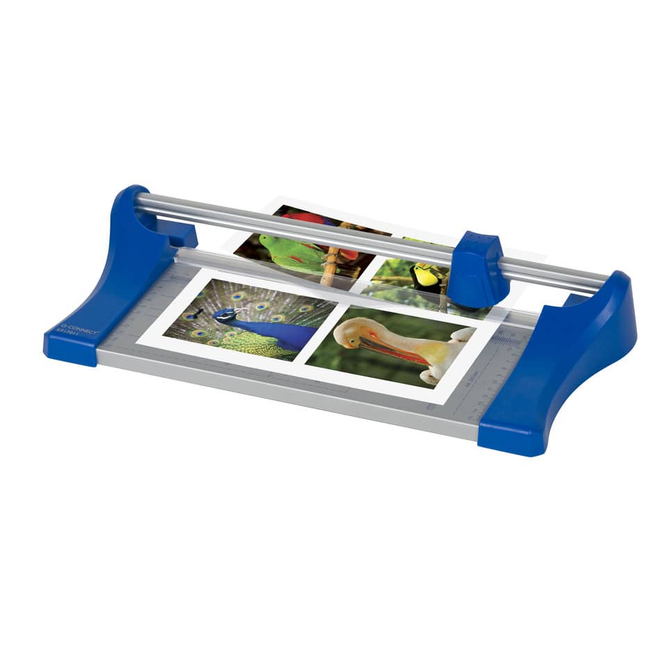 Rollen-Schneidemaschine A4 grau/blau Q-CONNECT KF17011 Q-CONNECT KF17011 für A4