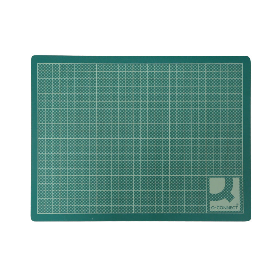 Schneidunterlage 60x90cm, PVC, A1, grün Q-CONNECT KF01138 Q-CONNECT KF01138 60x90cm