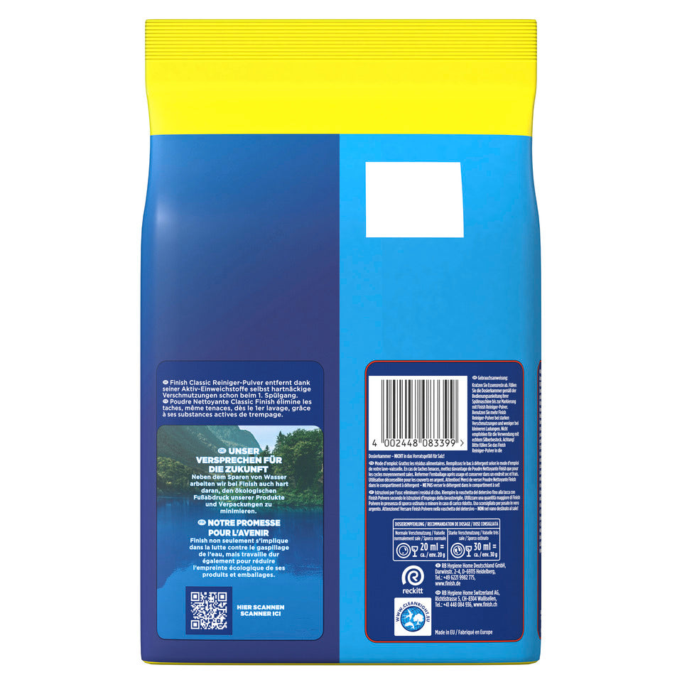 Geschirrreiniger Classic, Pulver 3kg FINISH 3251438