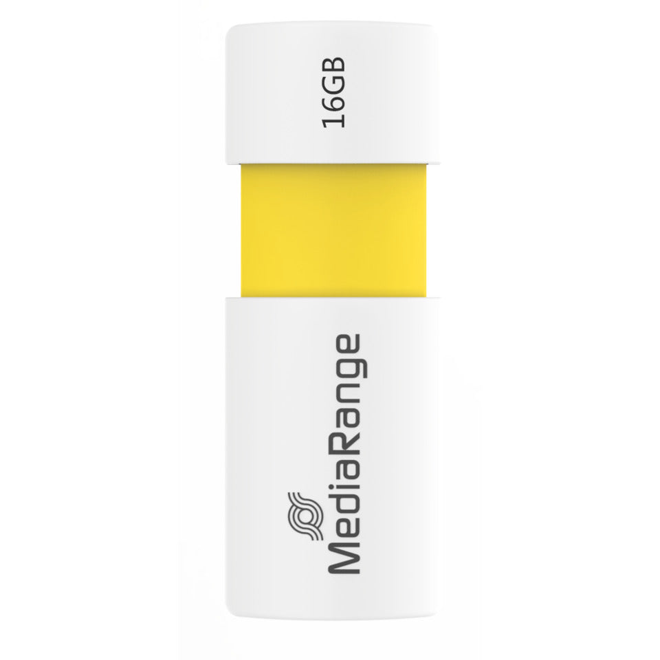 USB Stick 2.0, 16 GB, gelb MEDIARANGE MR972 MEDIARANGE MR972 2.0/DT50/16GB