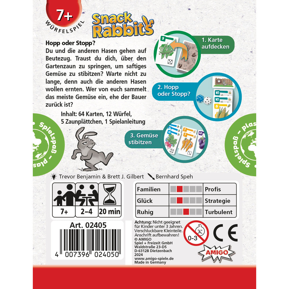 Würfelspiel Snack Rabbits AMIGO 02405