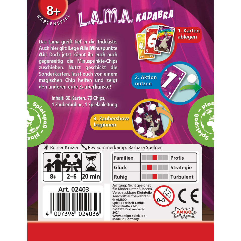 Kartenspiel Lama Kadabra AMIGO 02403