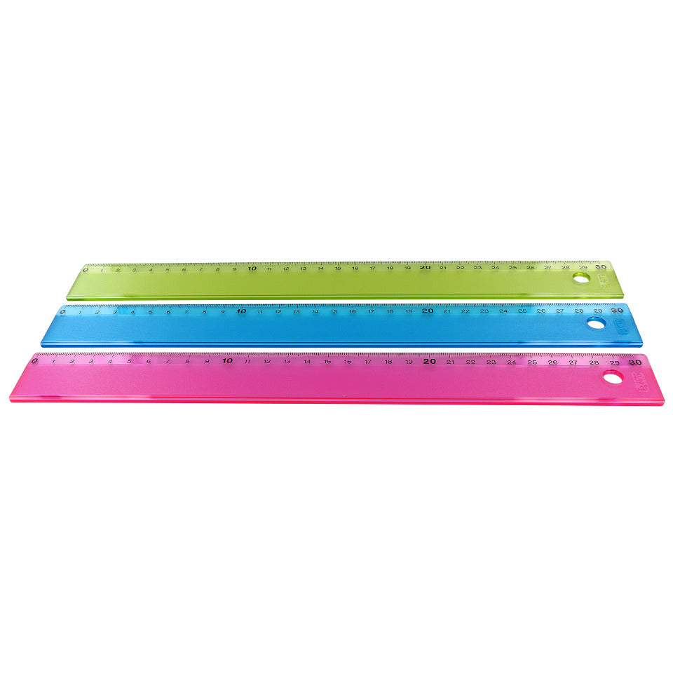 Lineal, 30cm, Plastik, transparent KUM 303.23.29 KUM 3032329 .L3ice