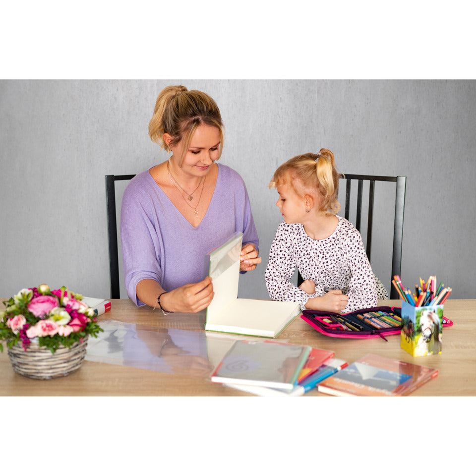 Buchschoner Basic mit Lasche, 260x540mm, transparent HERMA 14260 HERMA 14260 mit Lasche