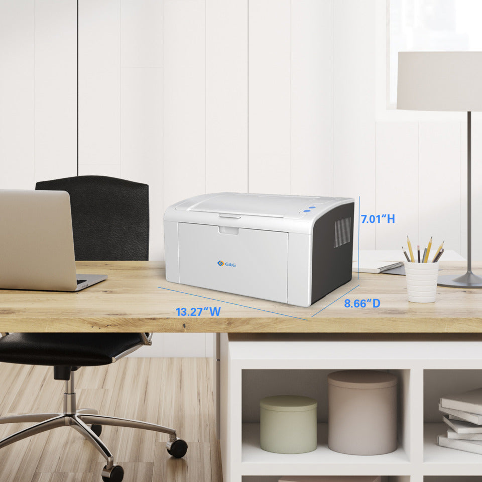 Laserdrucker P2022W, weiß/anthrazit G&G 20332 G&G 20332 / P2022W