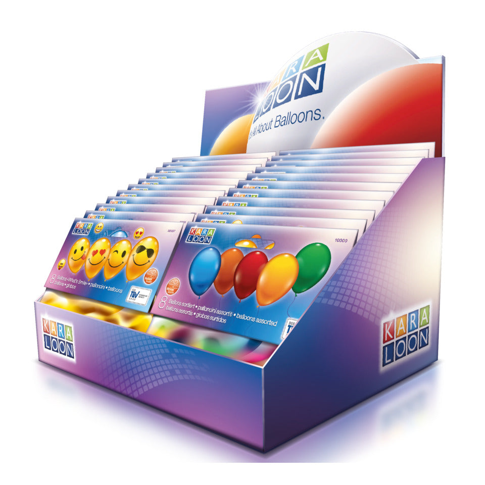 Luftballon Party Mix, 45 Beutel, sortiert KARALOON 40021