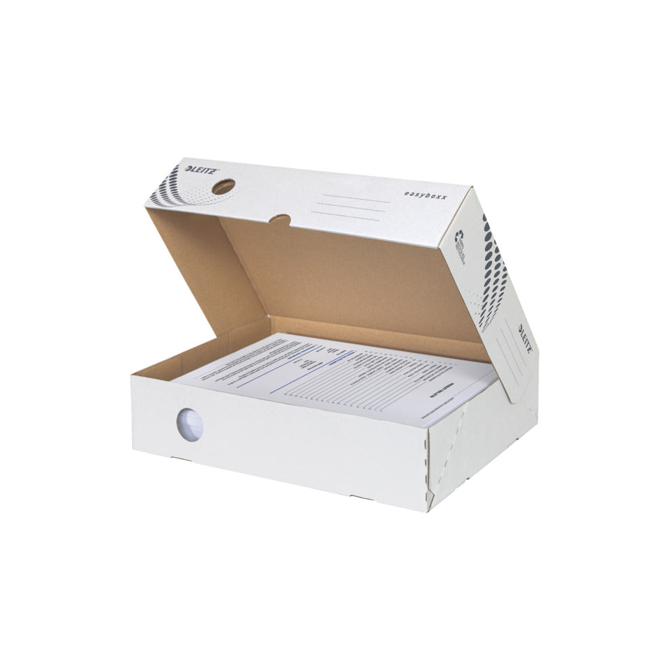 Archivbox easyboxx, A4, 8cm, weiß LEITZ 6134-00-00