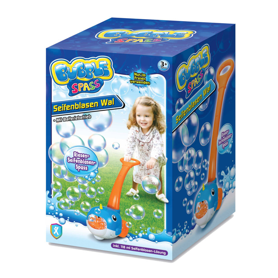 Seifenblasen-Wal Bubble Spass, 118ml zum Schieben XTREM 00276 XTREM 00276  zum Schieben