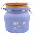 Spardose Hurra ein Junge, 11 x 12 x 11 cm, Glas, blau HERGO 8924 HERGO 8924 11x12x11cm