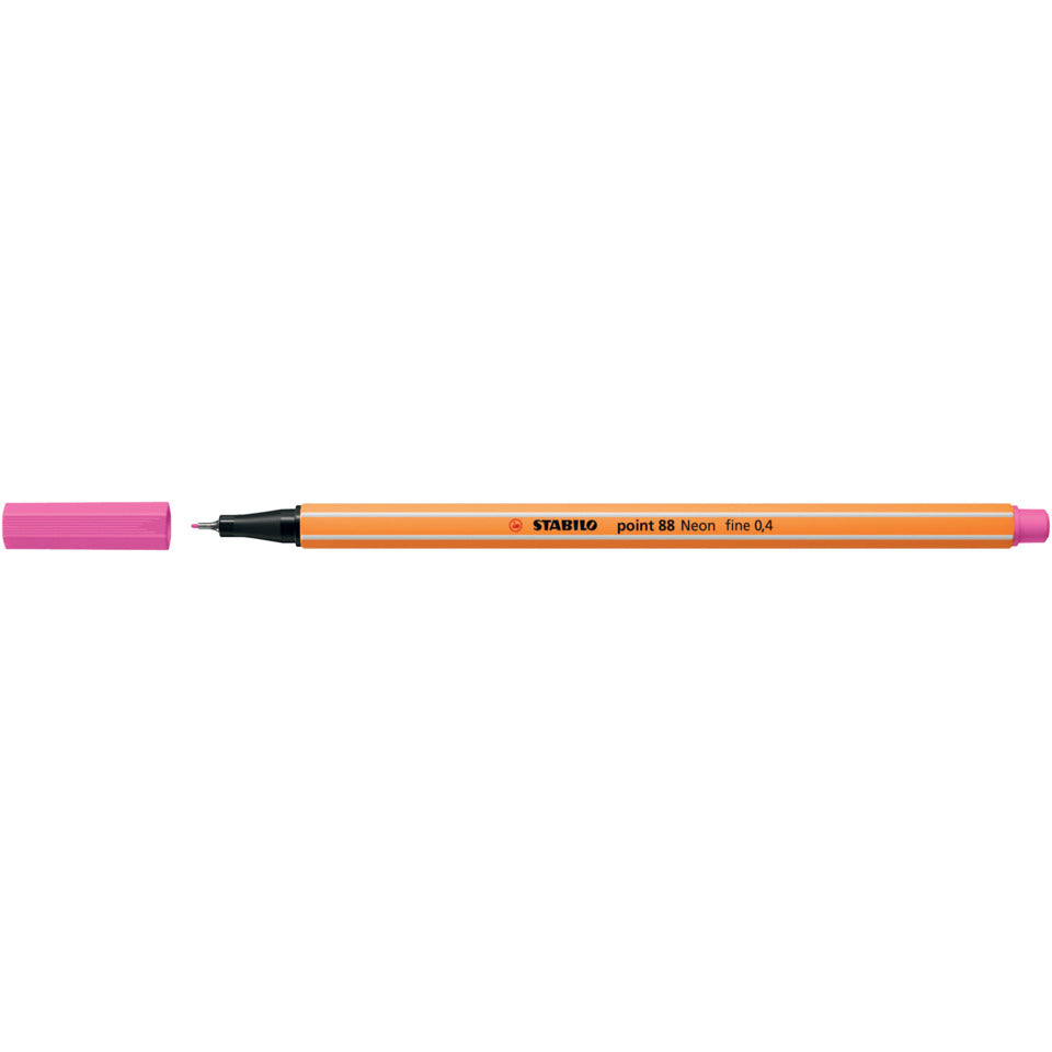 Fineliner point 88®, 0,4 mm, neonpink STABILO 88/056