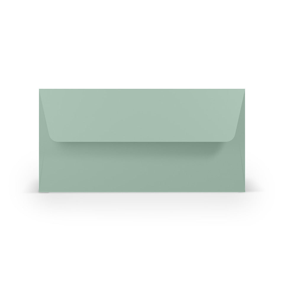 Briefumschlag Coloretti, DIN lang, 80g/m², nassklebend, 5 Stück, eucalyptus RÖSSLER 220702567 COLORETTI 220702567