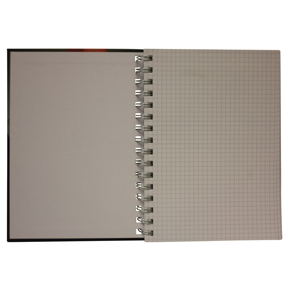 Spiralnotizbuch glow in the dark, A5, 80g/m², 96 Blatt, kariert, sortiert DONAU 1348106-99
